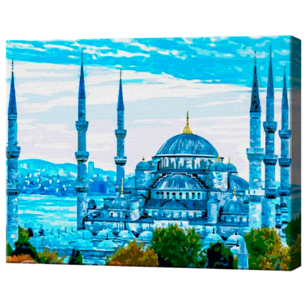 Картина по номерам Art Gallery Вечерний Стамбул GX33935 50 x 40 см / Горизонтальная photo 1