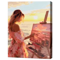 Картина по номерам Art Gallery Вдохновение морем GX46473 50 x 40 см / Вертикальная