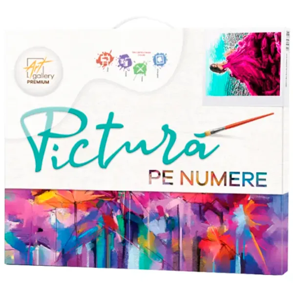 Картина по номерам Art Gallery Малиновое платье GX9197 50 x 40 см / Вертикальная photo 3