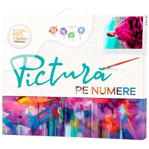 Картина по номерам Art Gallery Малиновое платье GX9197 50 x 40 см / Вертикальная photo 3