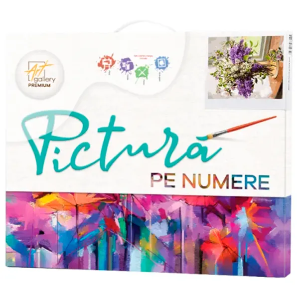 Pictură pe numere Art Gallery Buchet în vază de sticlă GX3778 50 x 40 cm / Verticală photo 3