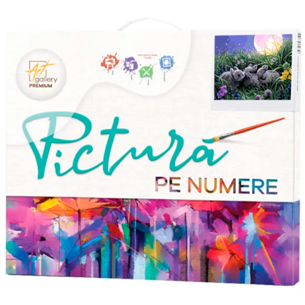 Картина по номерам Art Gallery Маленькие кролики в цветочной поляне GX9525 50 x 40 см / Горизонтальная photo 2 Картина по номерам Art Gallery Маленькие кролики в цветочной поляне GX9525 50 x 40 см / Горизонтальная photo 2