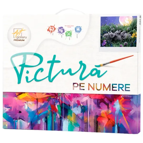 Картина по номерам Art Gallery Маленькие кролики в цветочной поляне GX9525 50 x 40 см / Горизонтальная photo 3 Картина по номерам Art Gallery Маленькие кролики в цветочной поляне GX9525 50 x 40 см / Горизонтальная photo 3