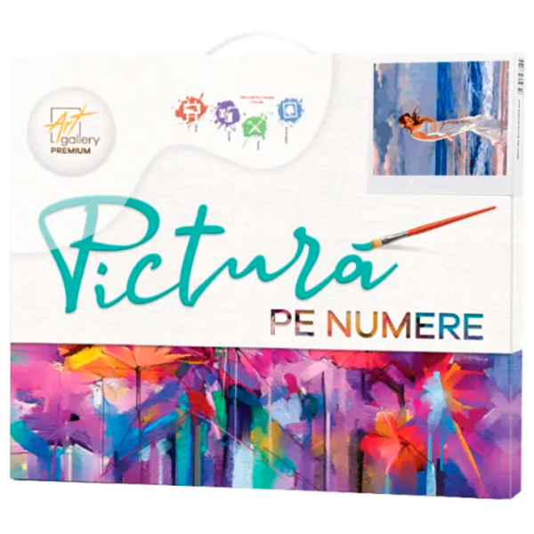 Pictură pe numere Art Gallery Fata la mare GX44579 50 x 40 cm / Verticală photo 2