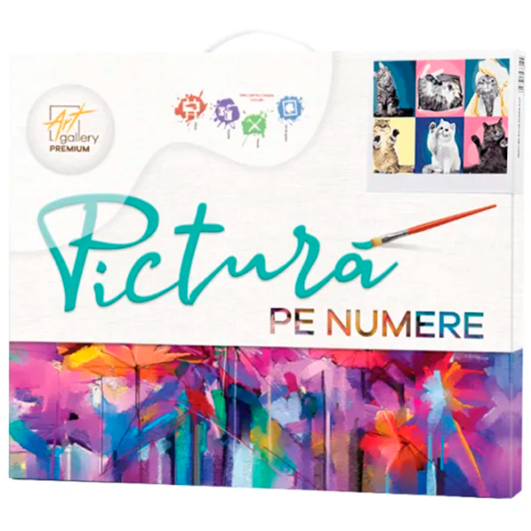 Pictură pe numere Art Gallery Colaj de pisici GX42770 50 x 40 cm / Orizontală photo 7 Pictură pe numere Art Gallery Colaj de pisici GX42770 50 x 40 cm / Orizontală photo 7