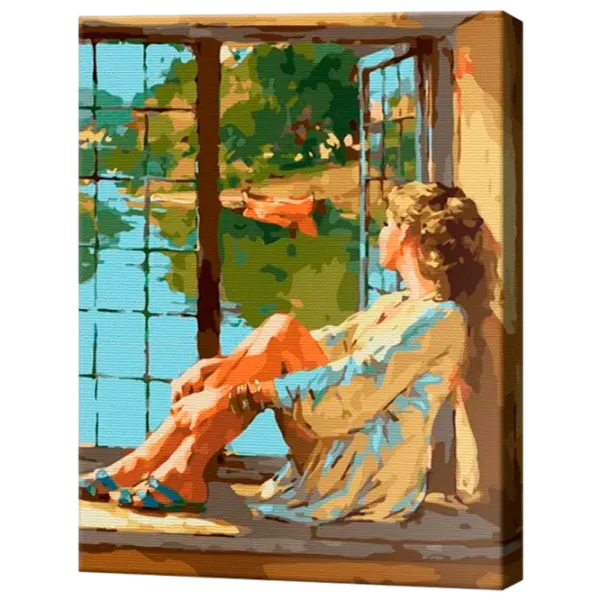 Картина по номерам Art Gallery Незнакомка на подоконнике GX46530 50 x 40 см / Вертикальная photo 1 Картина по номерам Art Gallery Незнакомка на подоконнике GX46530 50 x 40 см / Вертикальная photo 1
