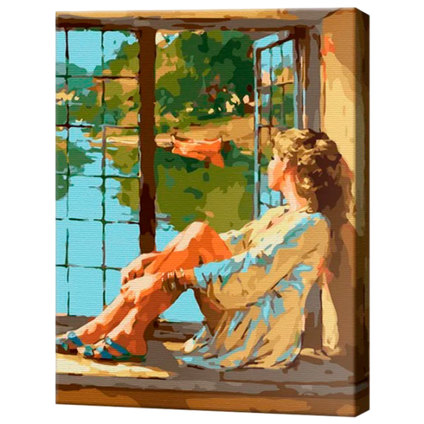 Картина по номерам Art Gallery Незнакомка на подоконнике GX46530 50 x 40 см / Вертикальная photo 1 Картина по номерам Art Gallery Незнакомка на подоконнике GX46530 50 x 40 см / Вертикальная photo 1