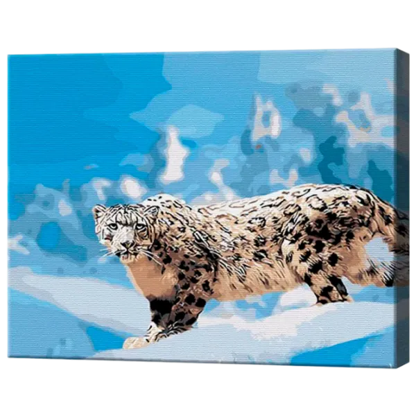 Картина по номерам Art Gallery Снежный барс GX8836 50 x 40 см / Горизонтальная photo 1
