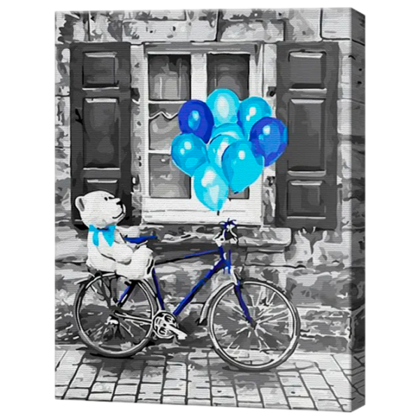 Картина по номерам Art Gallery Синие шары на сером фоне GX29752 50 x 40 см / Вертикальная photo 1 Картина по номерам Art Gallery Синие шары на сером фоне GX29752 50 x 40 см / Вертикальная photo 1