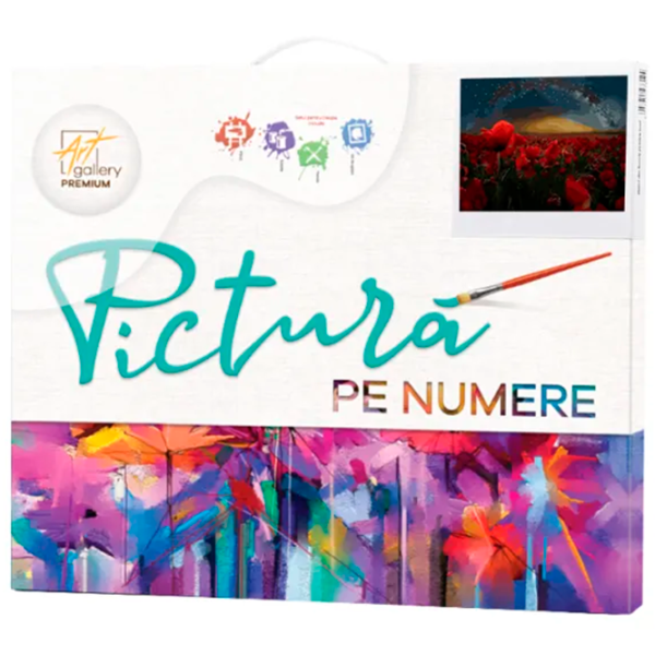 Pictură pe numere Art Gallery Calea Lactee peste câmpul de maci GX29381 50 x 40 cm / Orizontală photo 4 Pictură pe numere Art Gallery Calea Lactee peste câmpul de maci GX29381 50 x 40 cm / Orizontală photo 4