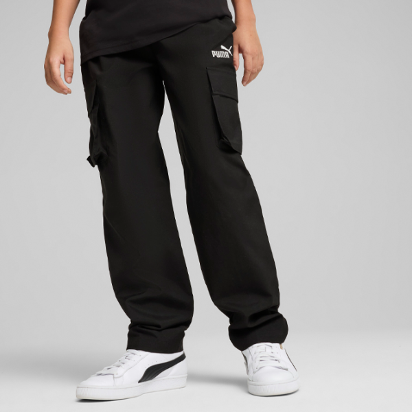 Pantaloni sportivi pentru băieți Puma Ess Woven Cargo Pants B 152 / Black photo 4 Pantaloni sportivi pentru băieți Puma Ess Woven Cargo Pants B 152 / Black photo 4