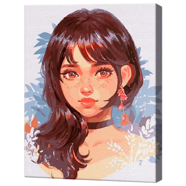 Картина по номерам Art Gallery Милая брюнетка GX39062 50 x 40 см / Вертикальная photo 1 Картина по номерам Art Gallery Милая брюнетка GX39062 50 x 40 см / Вертикальная photo 1