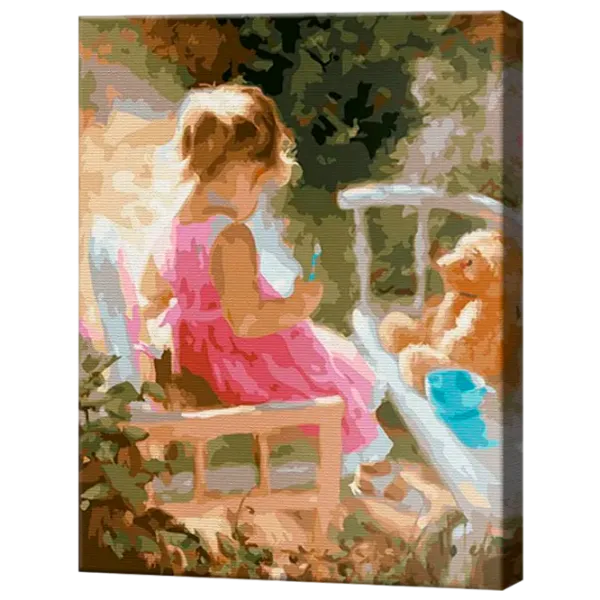 Pictură pe numere Art Gallery Micuța la joacă GX24828 50 x 40 cm / Verticală photo 1 Pictură pe numere Art Gallery Micuța la joacă GX24828 50 x 40 cm / Verticală photo 1