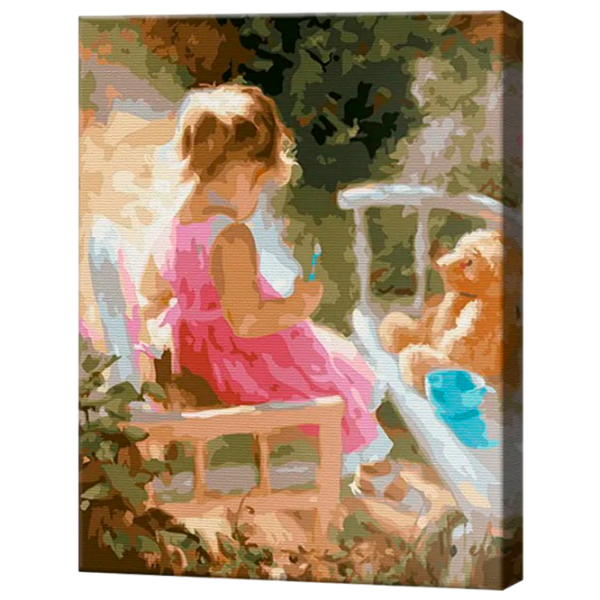 Pictură pe numere Art Gallery Micuța la joacă GX24828 50 x 40 cm / Verticală photo 1 Pictură pe numere Art Gallery Micuța la joacă GX24828 50 x 40 cm / Verticală photo 1