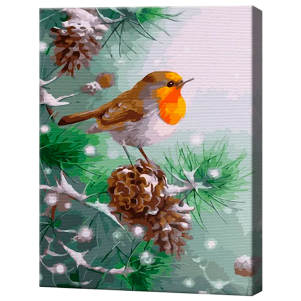 Картина по номерам Art Gallery Птичка на елке GX47592 50 x 40 см / Вертикальная photo 1 Картина по номерам Art Gallery Птичка на елке GX47592 50 x 40 см / Вертикальная photo 1