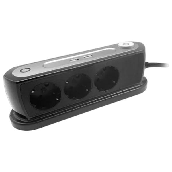 Prelungitor ORNO ORAE13245GSW14M 1.4 m Black photo 1