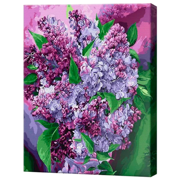 Pictură pe numere Art Gallery Liliac minunat GX29389 50 x 40 cm / Verticală photo 1