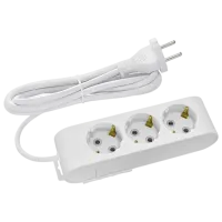 Удлинитель Horoz 210.003.301 3 м Белый