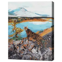 Картина по номерам Art Gallery Путешествие с котом GX41724 50 x 40 см / Вертикальная