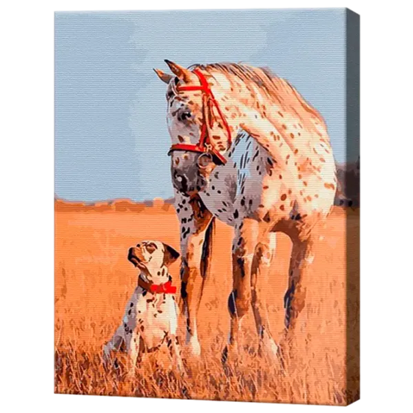 Pictură pe numere Art Gallery Prieteni cu pete GX28356 50 x 40 cm / Verticală photo 1 Pictură pe numere Art Gallery Prieteni cu pete GX28356 50 x 40 cm / Verticală photo 1