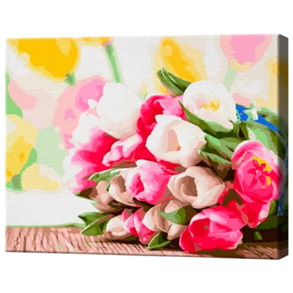 Картина по номерам Art Gallery Букет тюльпанов GX9193 50 x 40 см / Горизонтальная photo 1 Картина по номерам Art Gallery Букет тюльпанов GX9193 50 x 40 см / Горизонтальная photo 1