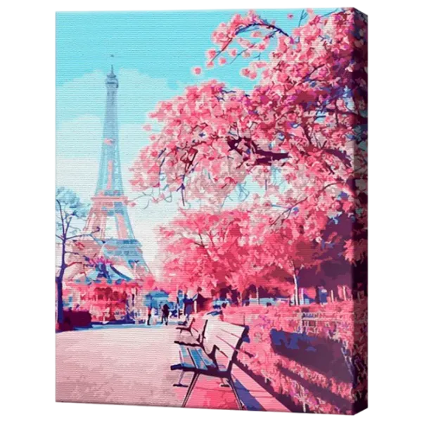 Pictură pe numere Art Gallery Primavara la Paris GX42479 50 x 40 cm / Verticală photo 1