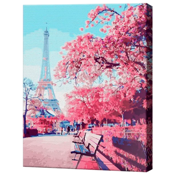 Pictură pe numere Art Gallery Primavara la Paris GX42479 50 x 40 cm / Verticală photo 1