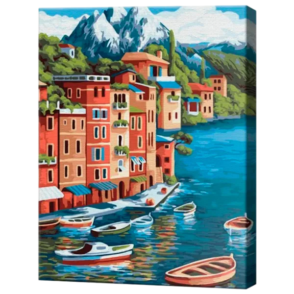 Картина по номерам Art Gallery Городок на берегу GX39244 50 x 40 см / Вертикальная photo 1 Картина по номерам Art Gallery Городок на берегу GX39244 50 x 40 см / Вертикальная photo 1