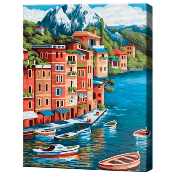 Картина по номерам Art Gallery Городок на берегу GX39244 50 x 40 см / Вертикальная photo 1 Картина по номерам Art Gallery Городок на берегу GX39244 50 x 40 см / Вертикальная photo 1