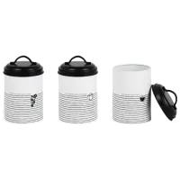 Ёмкость для хранения Maestro Mr-1772-3CS  / Металл / Белый