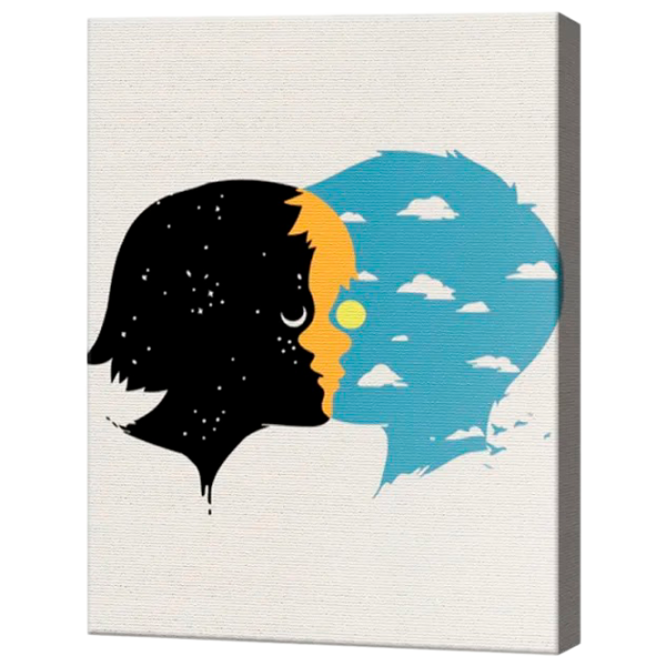 Картина по номерам Art Gallery Солнце и луна GX41413 50 x 40 см / Вертикальная photo 1