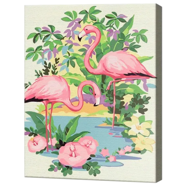 Pictură pe numere Art Gallery Flamingo roz EX7029 40 x 30 cm / Verticală photo 1 Pictură pe numere Art Gallery Flamingo roz EX7029 40 x 30 cm / Verticală photo 1