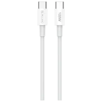 Кабель для телефона B22 Jellico USB Type-C + USB Type-C 1 м / Белый