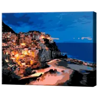 Картина по номерам Art Gallery Огни ночного города EX8494 40 x 30 cm / Горизонтальная