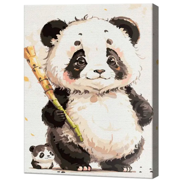 Pictură pe numere Art Gallery Panda cu flaut EX8355 40 x 30 cm / Verticală photo 1 Pictură pe numere Art Gallery Panda cu flaut EX8355 40 x 30 cm / Verticală photo 1