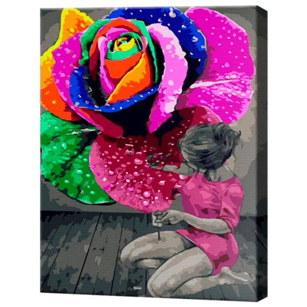 Картина по номерам Art Gallery Разноцветная роза и девушка EX8198 40 x 30 cm / Вертикальная photo 1 Картина по номерам Art Gallery Разноцветная роза и девушка EX8198 40 x 30 cm / Вертикальная photo 1
