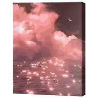 Картина по номерам Art Gallery Розовые облака EX7843 40 x 30 cm / Вертикальная