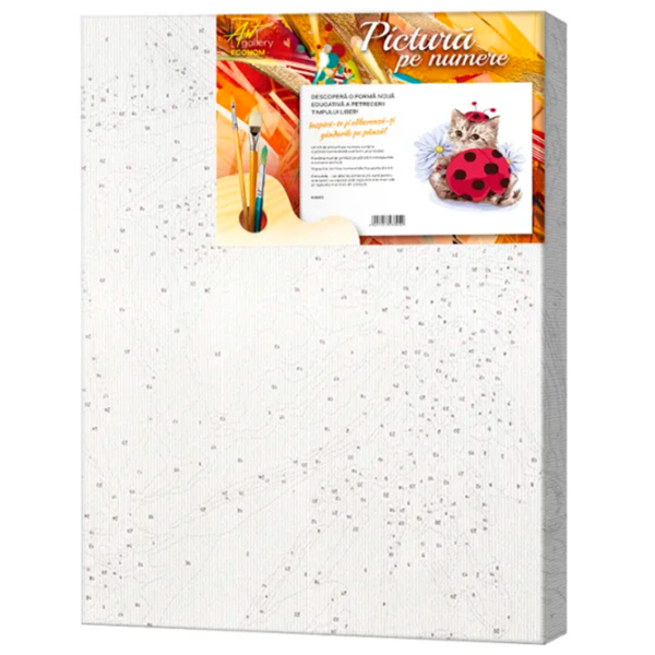 Картина по номерам Art Gallery Котенок-божья коровка EX5205 40 x 30 cm / Вертикальная photo 4