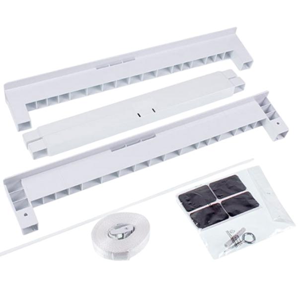 Element de legătură cu raft Wpro Basic Stacking kit for WM  White photo 1