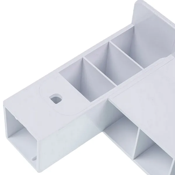 Element de legătură cu raft Wpro Basic Stacking kit for WM  White photo 3