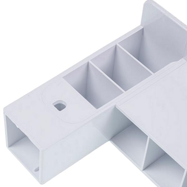 Element de legătură cu raft Wpro Basic Stacking kit for WM  White photo 3