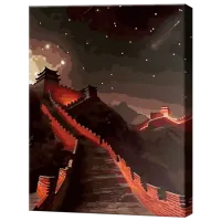 Pictură pe numere Art Gallery Scara spre castel EX826 40 x 30 cm / Verticală