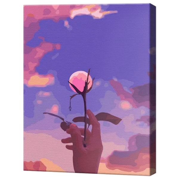 Картина по номерам Art Gallery Луна-цветок EX8101 40 x 30 cm / Вертикальная photo 1