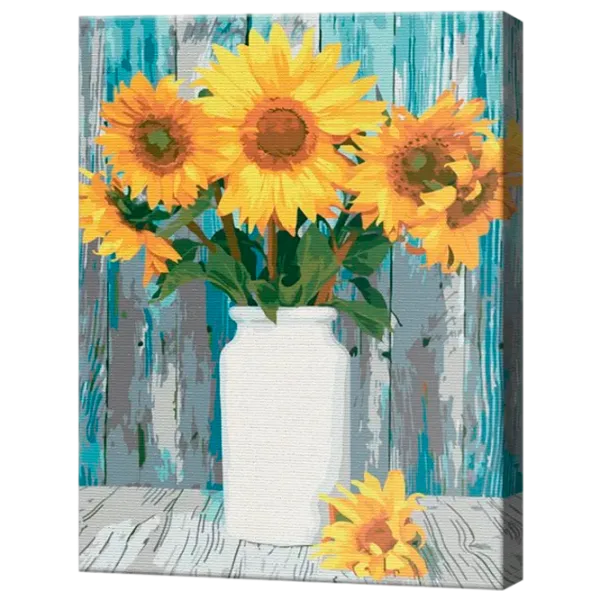 Картина по номерам Art Gallery Букет подсолнухов EX8187 40 x 30 cm / Вертикальная photo 1