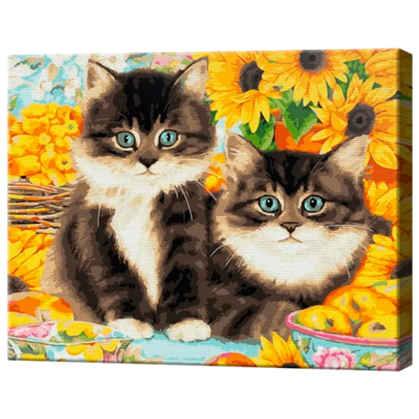 Картина по номерам Art Gallery Два пушистых брата-близнеца EX7512 40 x 30 cm / Горизонтальная photo 1 Картина по номерам Art Gallery Два пушистых брата-близнеца EX7512 40 x 30 cm / Горизонтальная photo 1