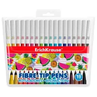 Mаркеры Erich Krause Washable Количество в наборе - 18 шт.