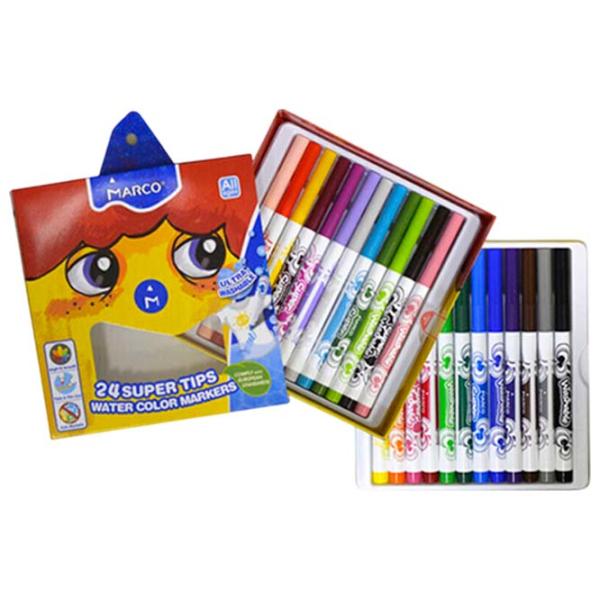 Carioci MARCO Super Washable Cantitatea în set - 24 buc. photo 1 Carioci MARCO Super Washable Cantitatea în set - 24 buc. photo 1