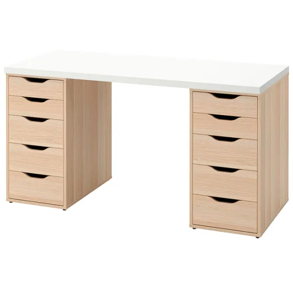 Masă de birou Ikea Lagkapten/Alex PAL/ White photo 1