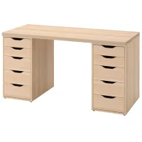 Офисный стол Ikea Lagkapten/Alex ДСП/ Дуб Сонома