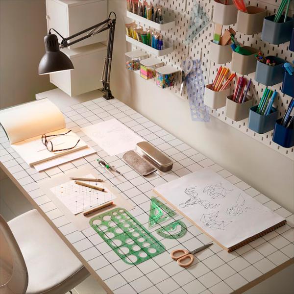 Masă de birou Ikea Lagkapten/Olov PAL/ Anthracite photo 2